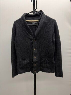 Rag & Bone Wool Cashmere Button Up Cardigan Sweater